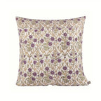 Birch Botanical Floral Vines Natural Linen Pillow Cover