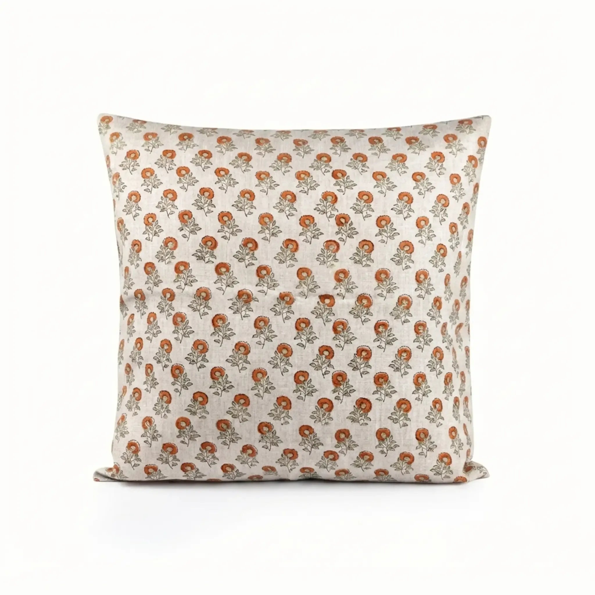 Alder Ditsy Floral Buti Natural Linen Pillow Cover