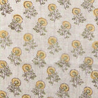 Alder Ditsy Floral Buti Natural Linen Pillow Cover