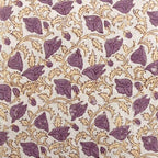Pressed Petal Botanical Floral Vines Natural Linen Pillow Cover