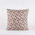 Pressed Petal Botanical Floral Vines Natural Linen Pillow Cover