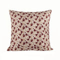 Pressed Petal Botanical Floral Vines Natural Linen Pillow Cover