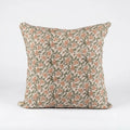 Pressed Petal Botanical Floral Vines Natural Linen Pillow Cover
