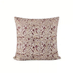 Wild Briar Botanical Floral Vines Natural Linen Pillow Cover