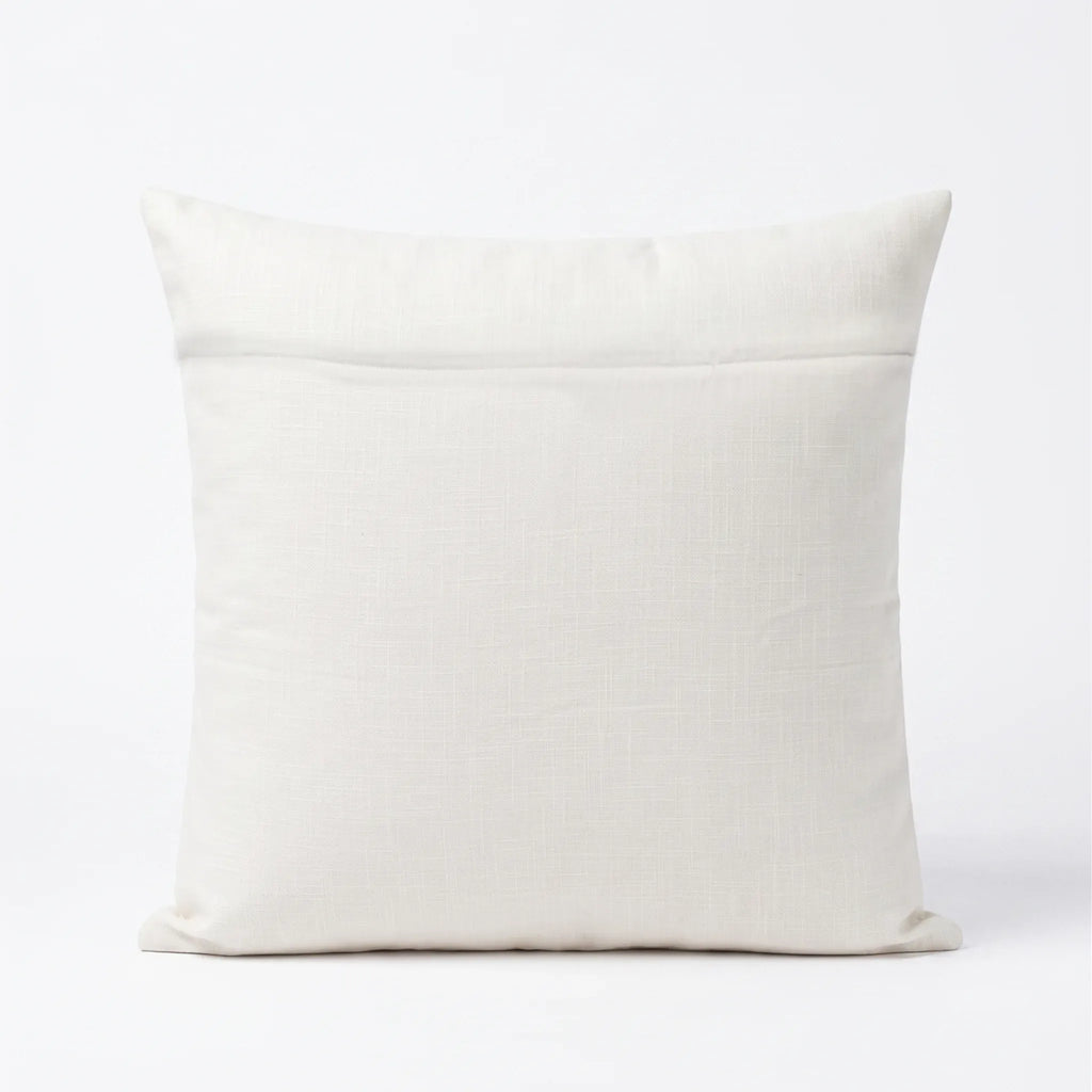 Pomegranate Trail Embroidered Botanical Cotton Cushion Cover