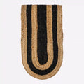 Juno Natural & Black Woven Jute Table Runner