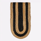 Juno Natural & Black Woven Jute Table Runner