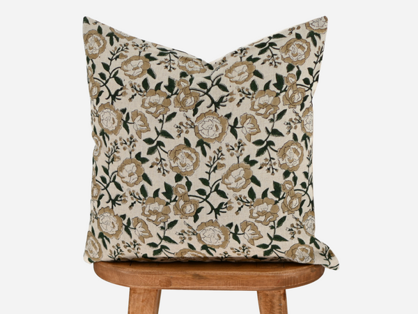 Azaria Block Print Pillow Cover
