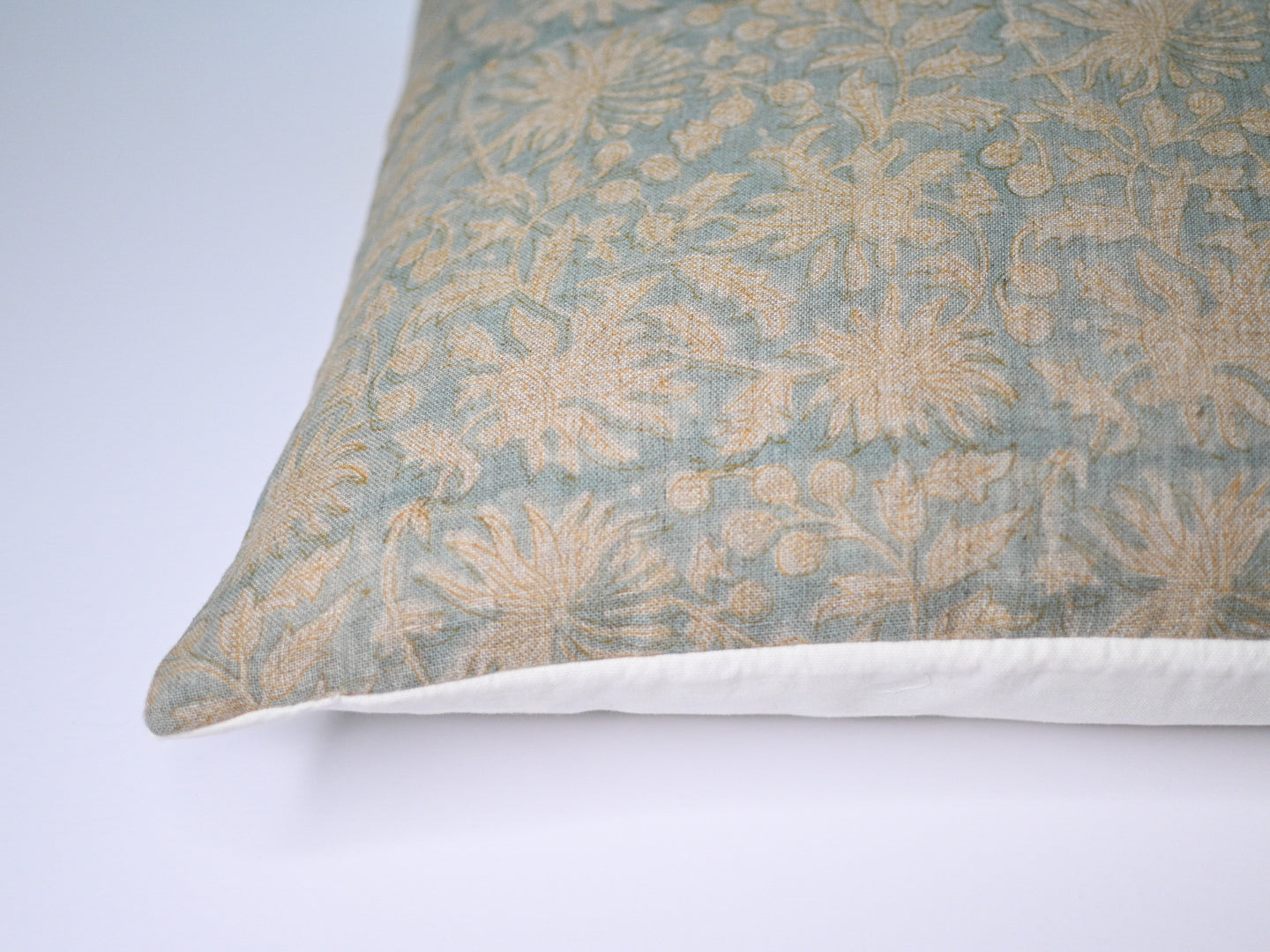 Malyn Botanical Print Icy Blue Pillow Cover Pillow Covers