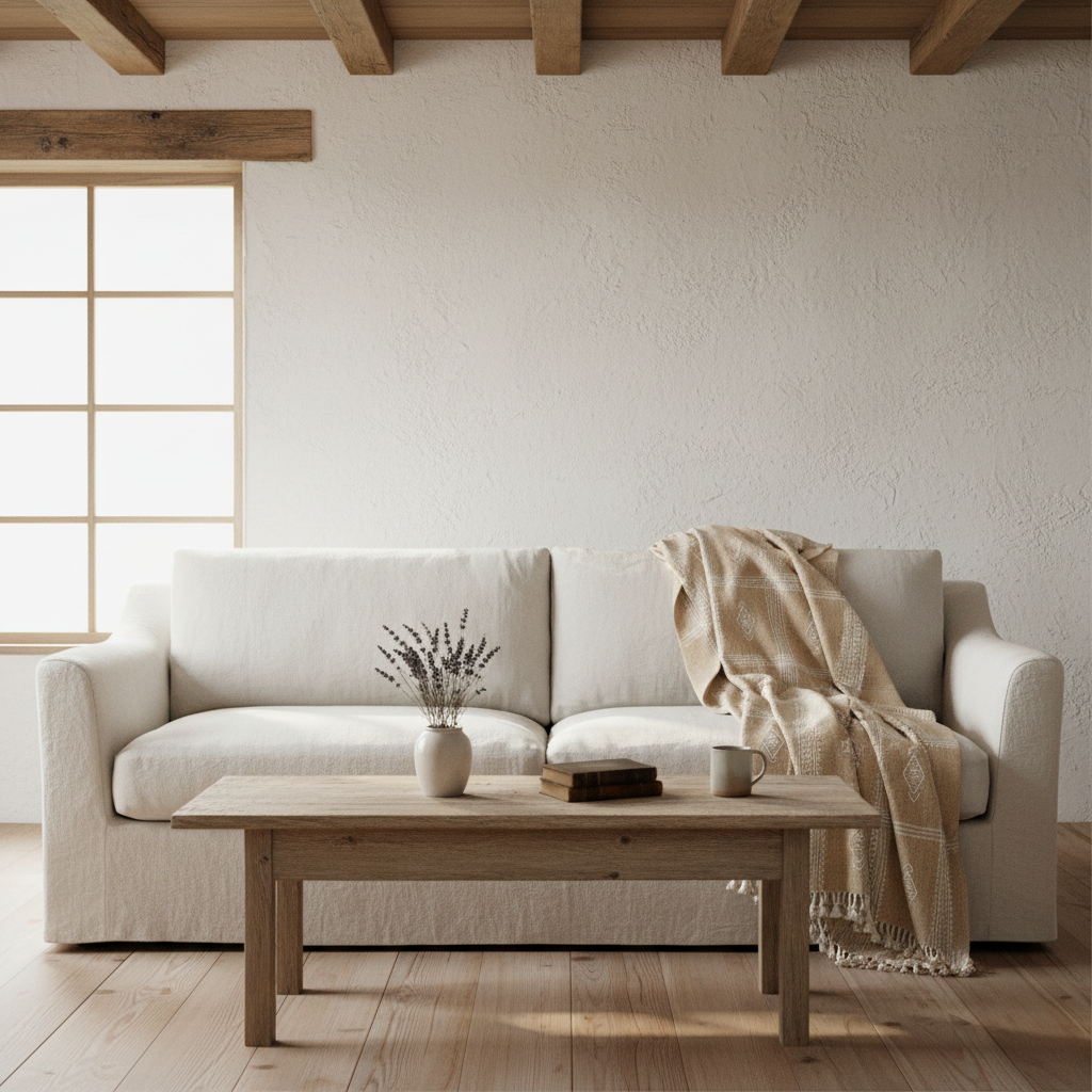 Handwoven Vintage Bhujodi Bed Throw - Rustic - 40 X 90