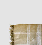 Bhujodi Vintage Handwoven Wool Bed Throw – Golden Yellow Handloom Throws