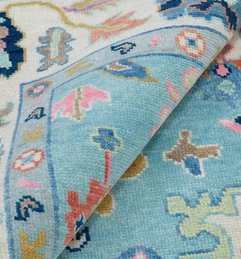 Lily Hand Knotted Oushak Rug Hand-Knotted