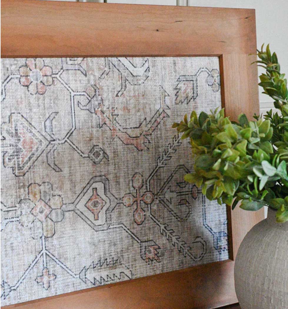 Echoed Patterns Textile Wall Art Wall Art