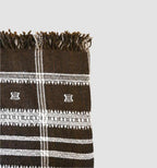 Handwoven Vintage Bhujodi Bed Throw Brown
