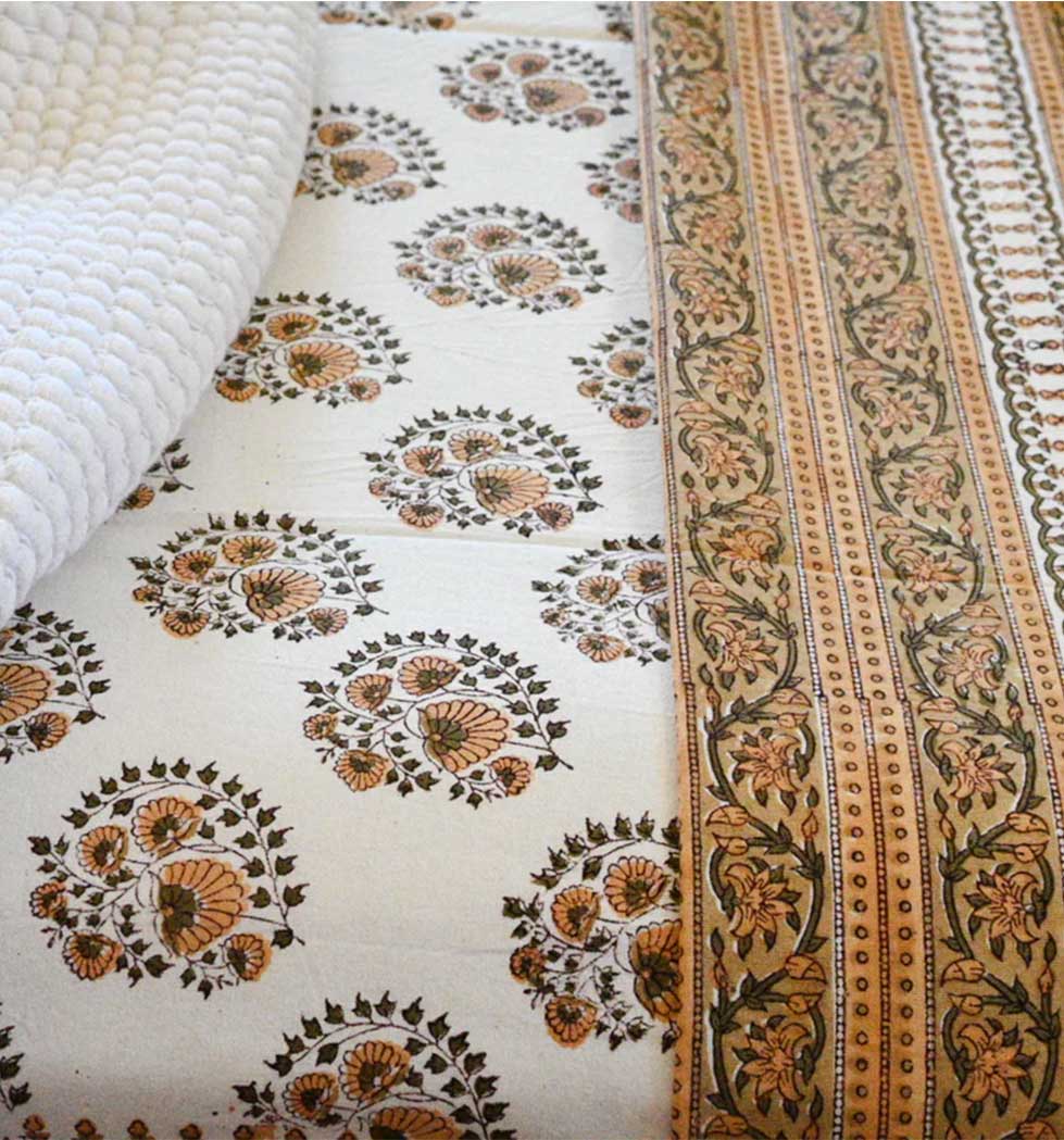 FloraNest Bed Sheet Set Bedsheet