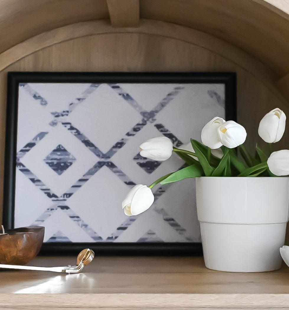 Soft Geometric Textile Wall Art Wall Art