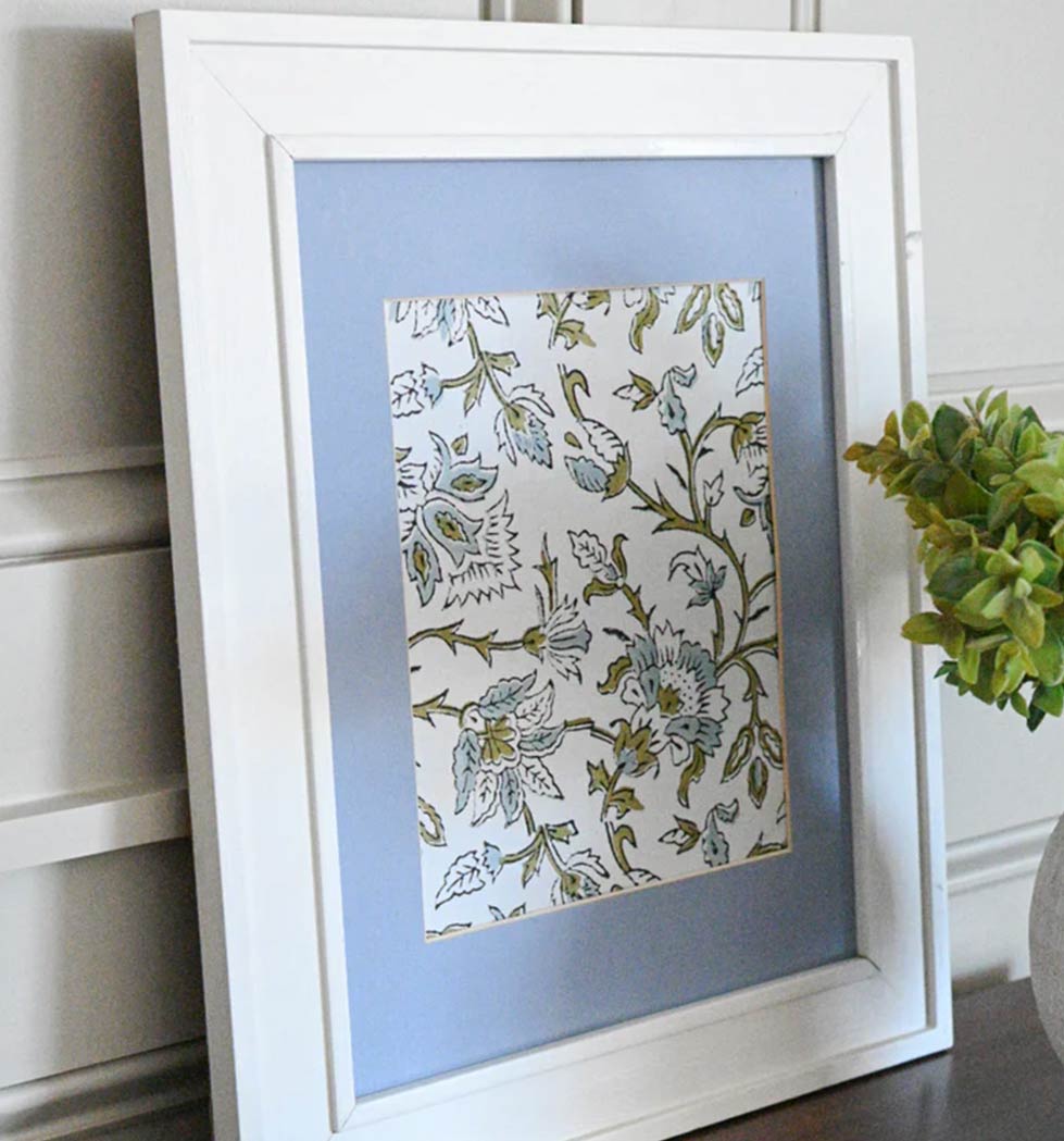 Timeless Botanicals (Blue) Textile Wall Art Wall Art