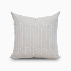 Soft Fawn Embroidered Velvet Cushion Cover