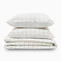 Soft Checks Bedsheet Set