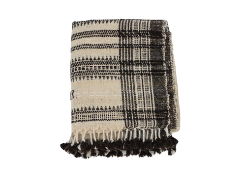 Bhujodi Table Runner - Brown and Cream Table Runners