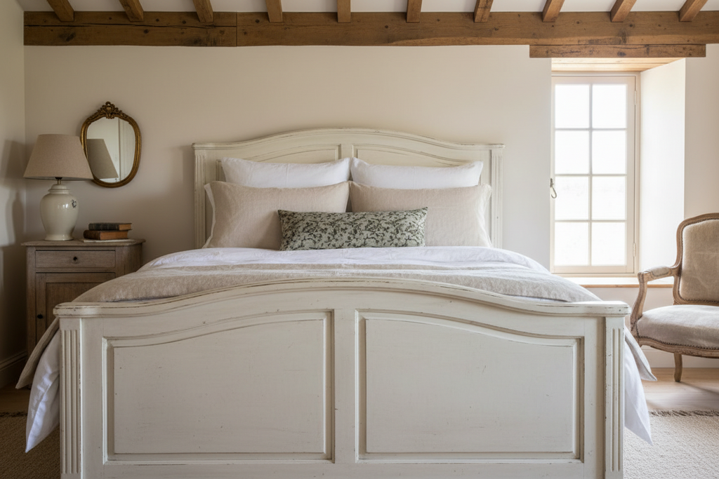 Louis Botanical Print Natural Linen Pillow Cover