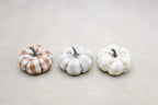 Gingham Pumpkins Set of 3 Home Decor