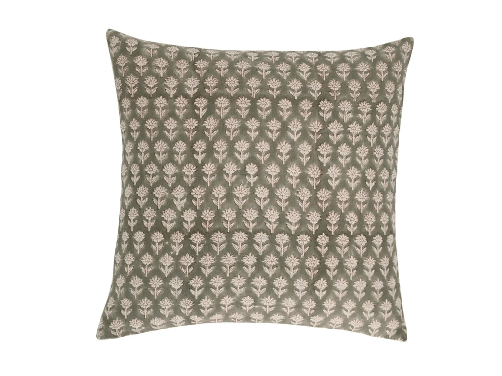 Sophia Ditsy Prints Sage Pillow Cover 26" x 26" Double Sided Pillow Covers