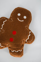 Sherpa Gingerbread Man Pillow Home Decor