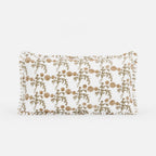 Floral patterned doormat on a white background