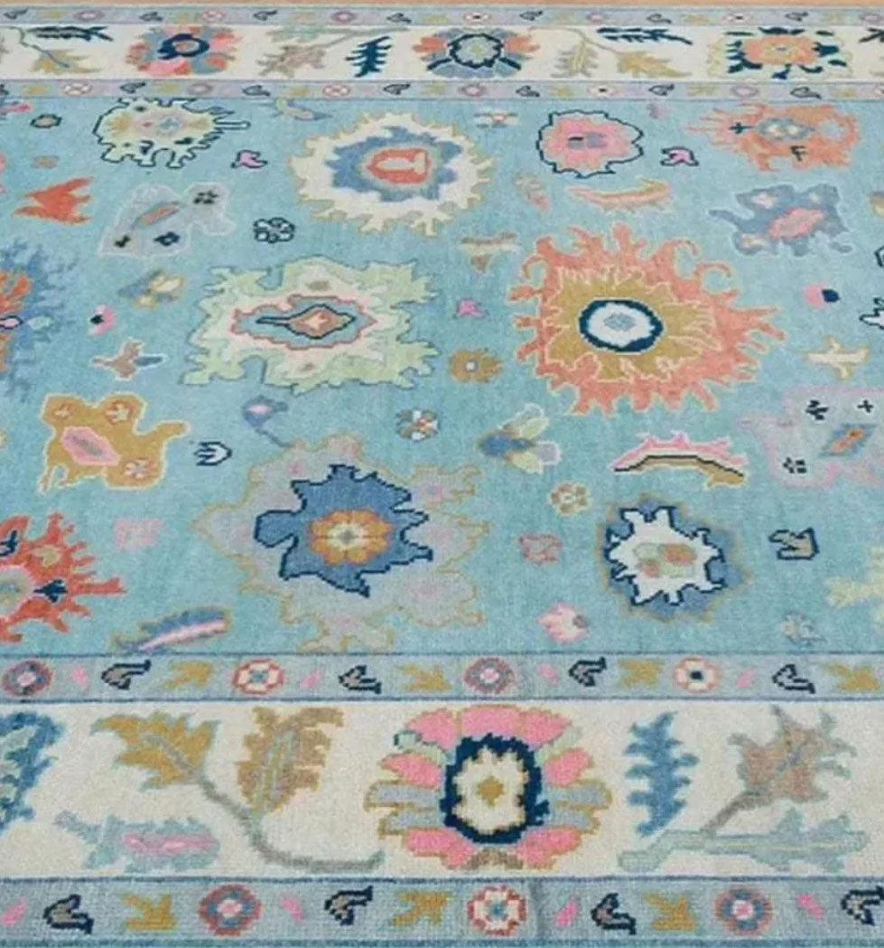 Lily Hand Knotted Oushak Rug Hand-Knotted