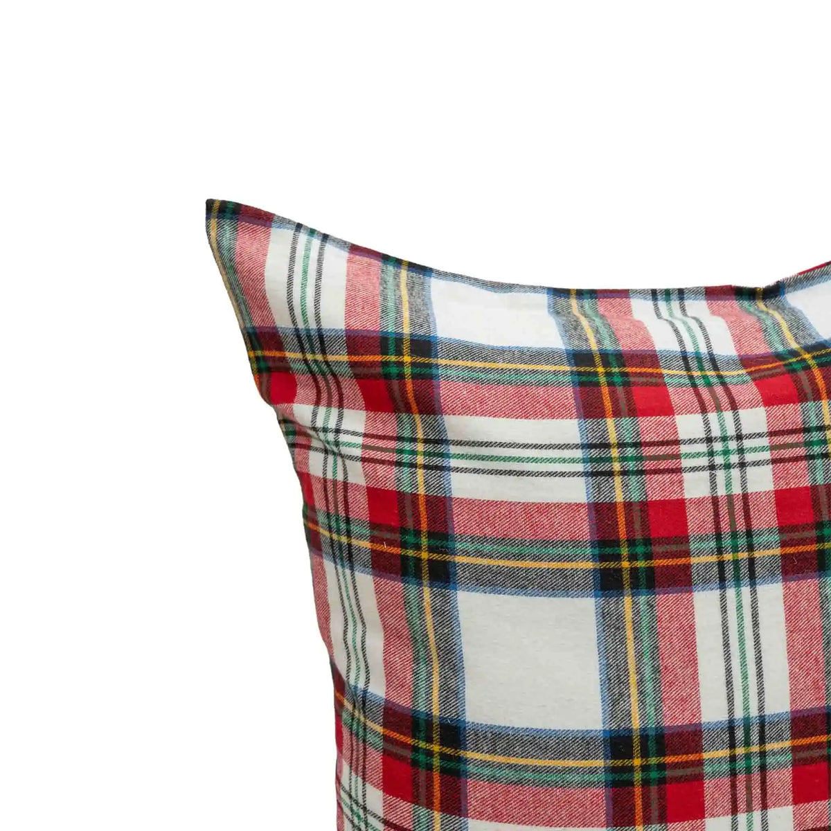 Winter Tartan Pillow Cover