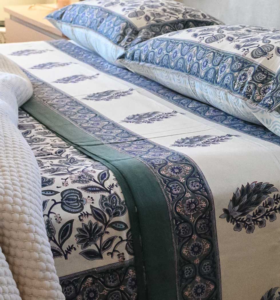 Flourish Haven Bed Sheet Set Bedsheet