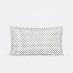 Freesia Ice Blue Block Print Cotton Duvet Cover Set