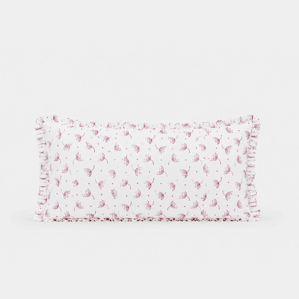 Dandellions Block Print Cotton Duvet Cover Set