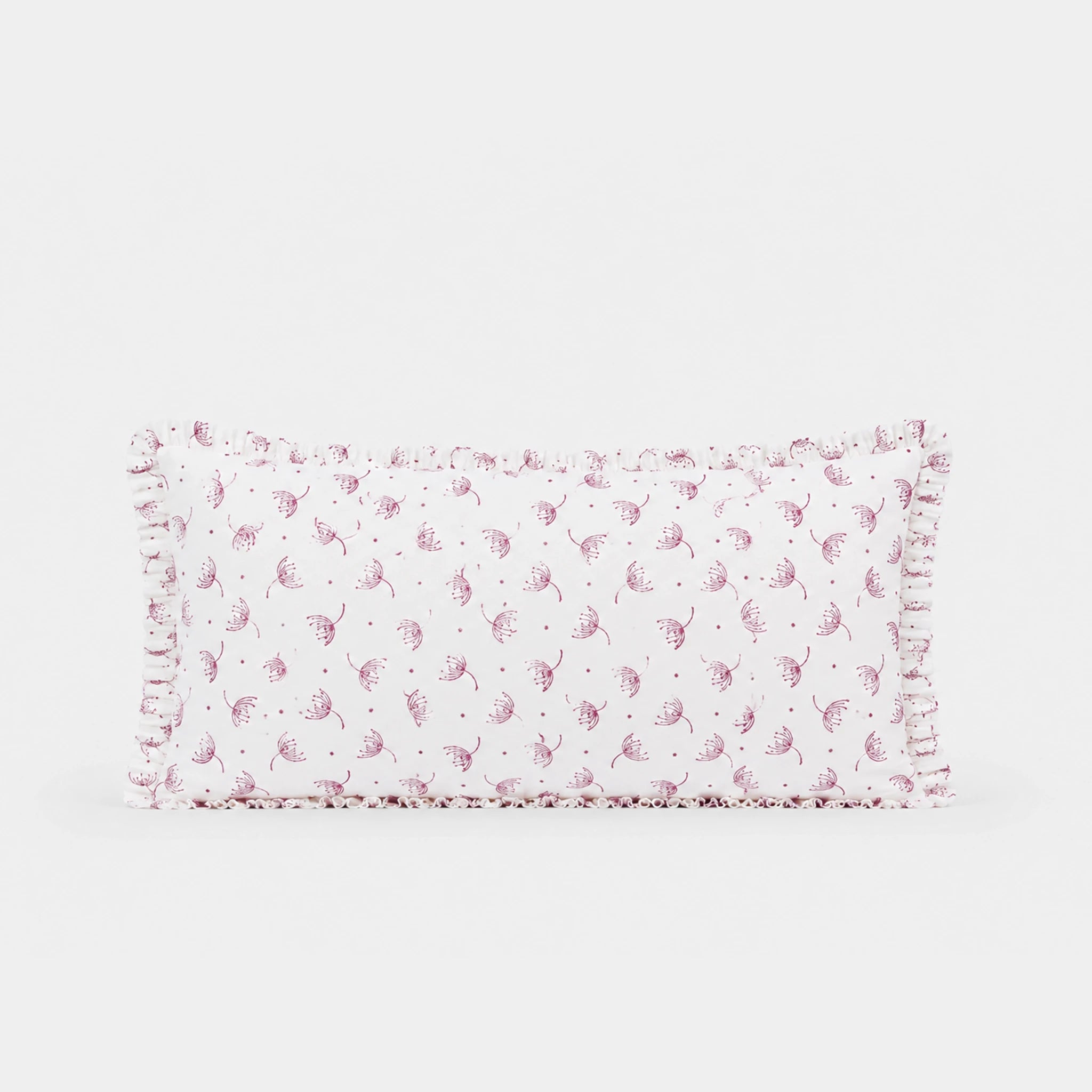 Dandellions Block Print Cotton Duvet Cover Set