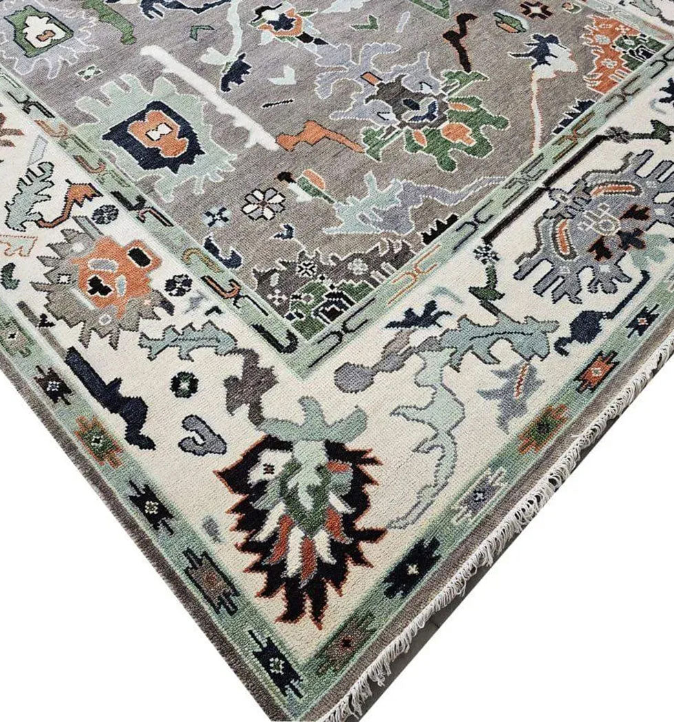 Asher Hand Knotted Oushak Rug Hand-Knotted