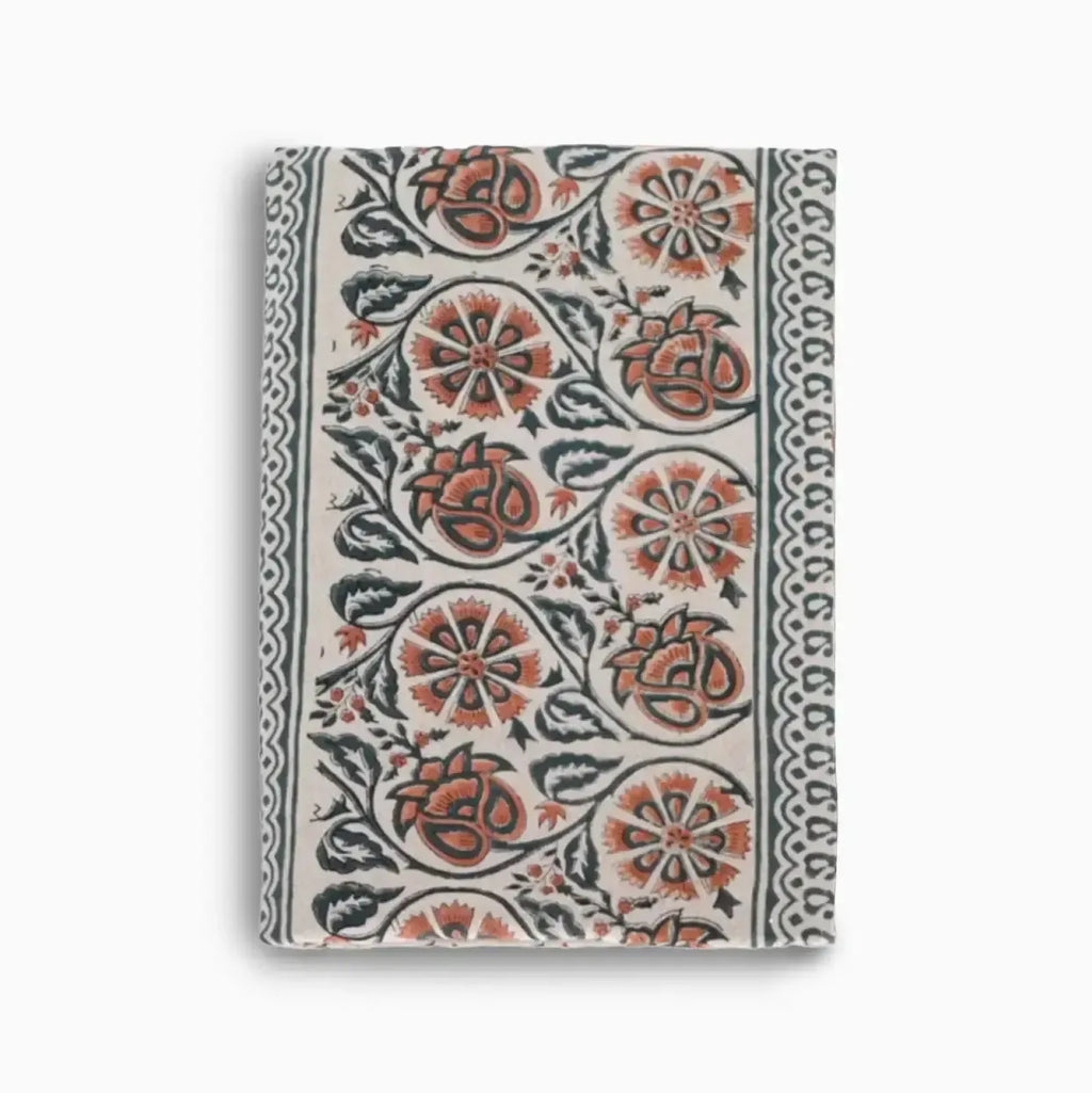 Salmon Botanical Print Table Cloth Table Cloth