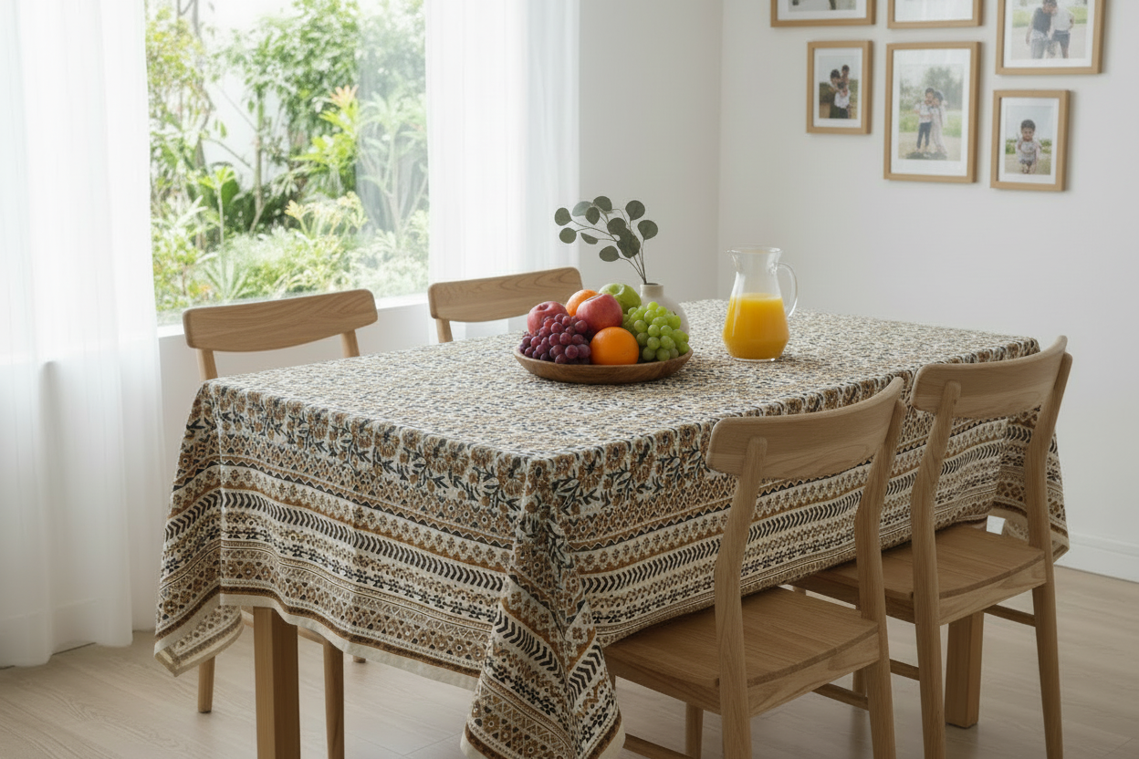 JoJo Botanical Print Table Cloth