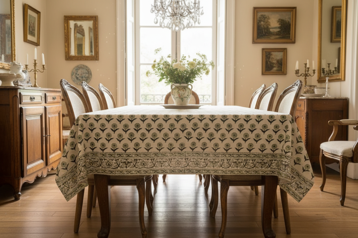 Angie Ditsy Prints Table Cloth