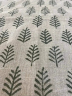 Diane Hand Block Printed Linen Fabric For Upholstery Linen Fabric