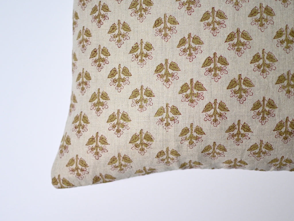 Murphy Ditsy Prints Beige Pillow Cover