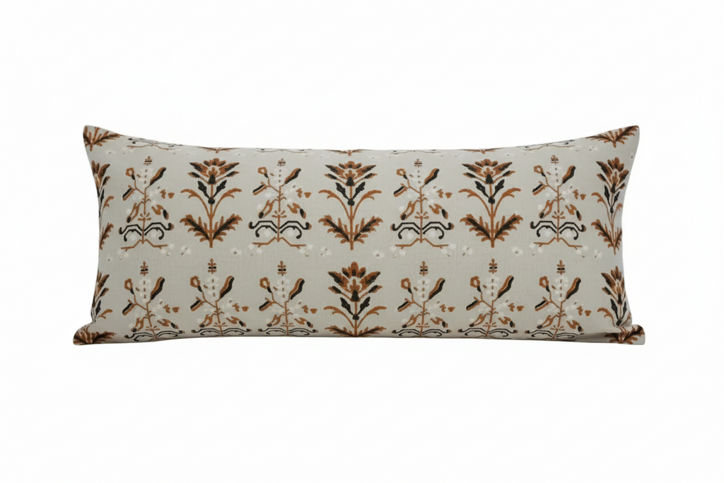 Anastasia Abstract Natural Linen Pillow Cover Pillow Covers