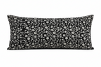 Valentina Botanical Print Black Pillow Cover Pillow Covers