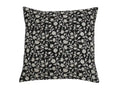 Valentina Botanical Print Black Pillow Cover Single Sided Pillow Covers