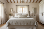 Lillian Ditsy Prints Warm White Pillow Cover Pillow Covers