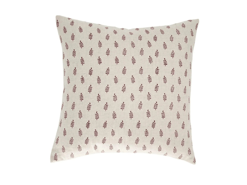 Audrey Ditsy Prints Oat Pillow Cover 26" x 26" Double Sided Pillow Covers