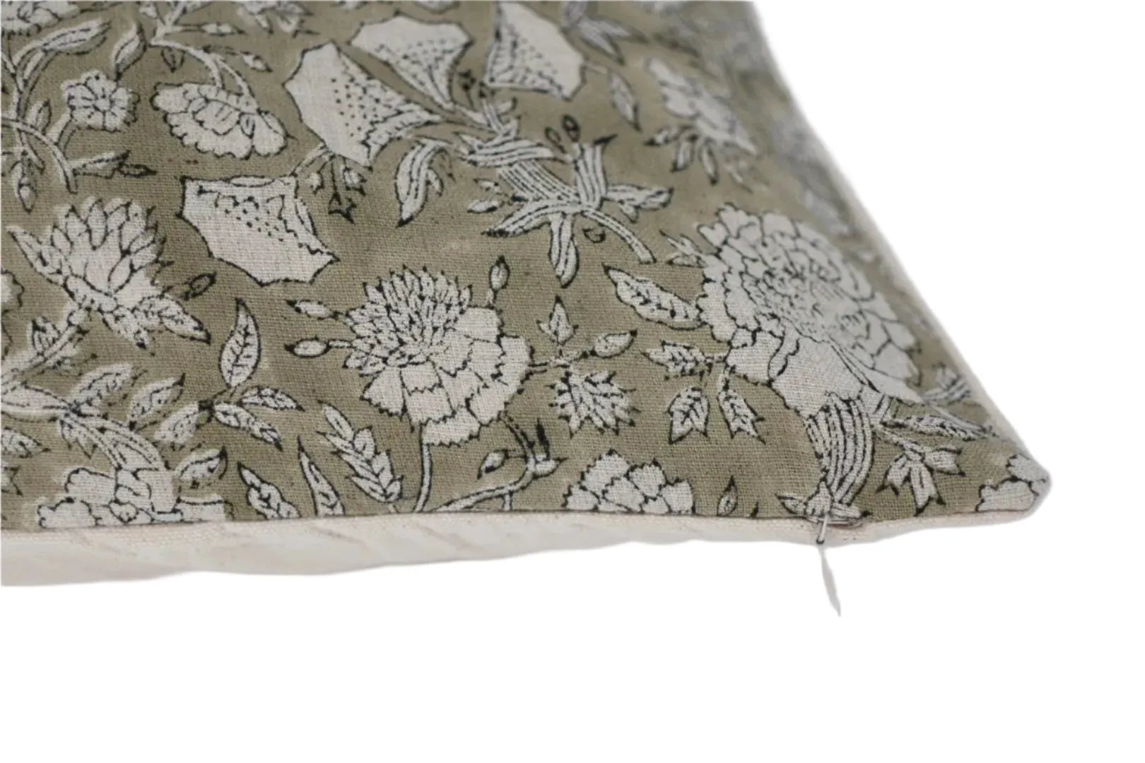 Veron Botanical Print Sage Pillow Cover Pillow Covers