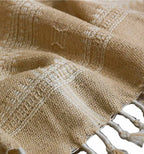 Handwoven Vintage Bhujodi Bed Throw - Rustic - 40 X 90