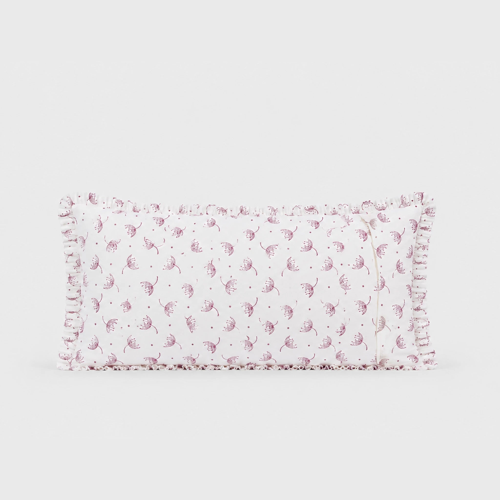 Dandellions Block Print Cotton Duvet Cover Set