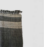 Bhujodi Handwoven Wool Textured Throw Black